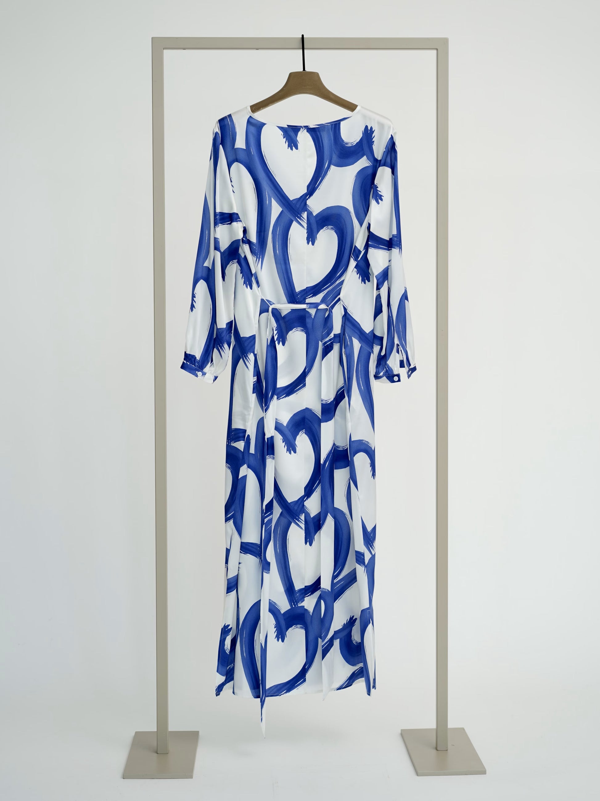 Dress 6167 Blue Lovehearts
