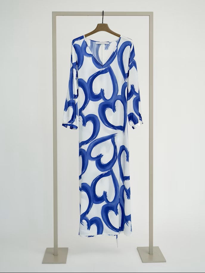 Dress 6167 Blue Lovehearts