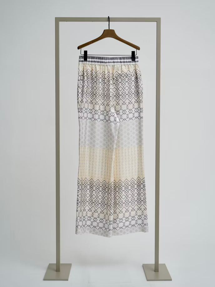 Pant 6176 - Zinc Graphic Print