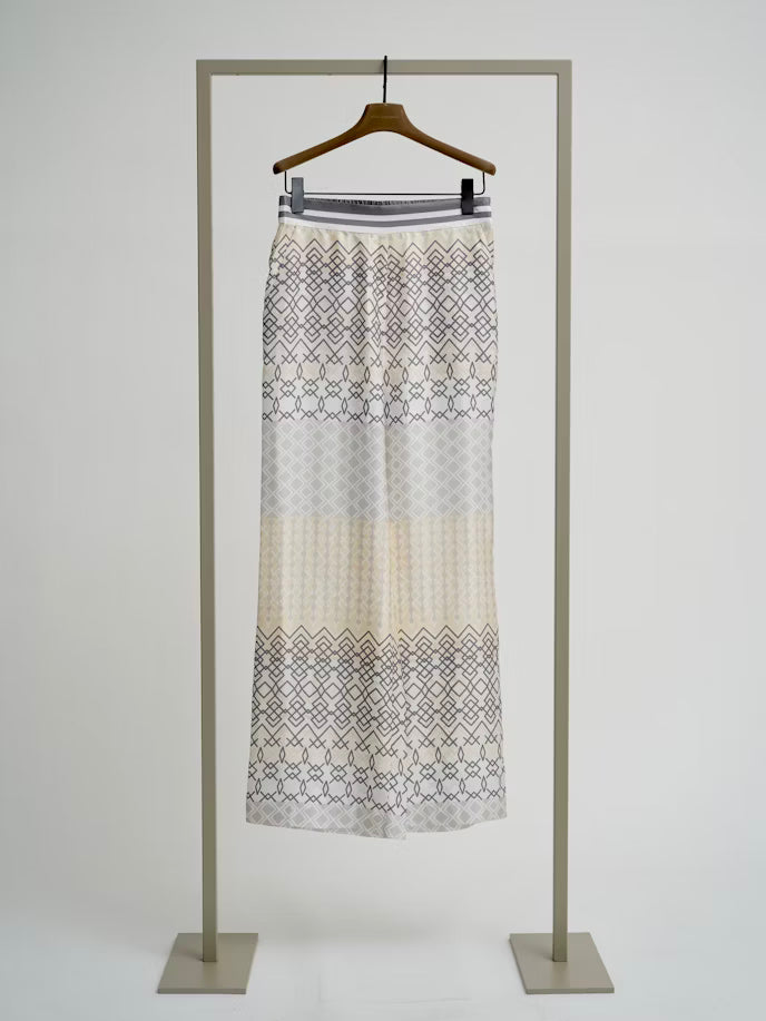 Pant 6176 - Zinc Graphic Print