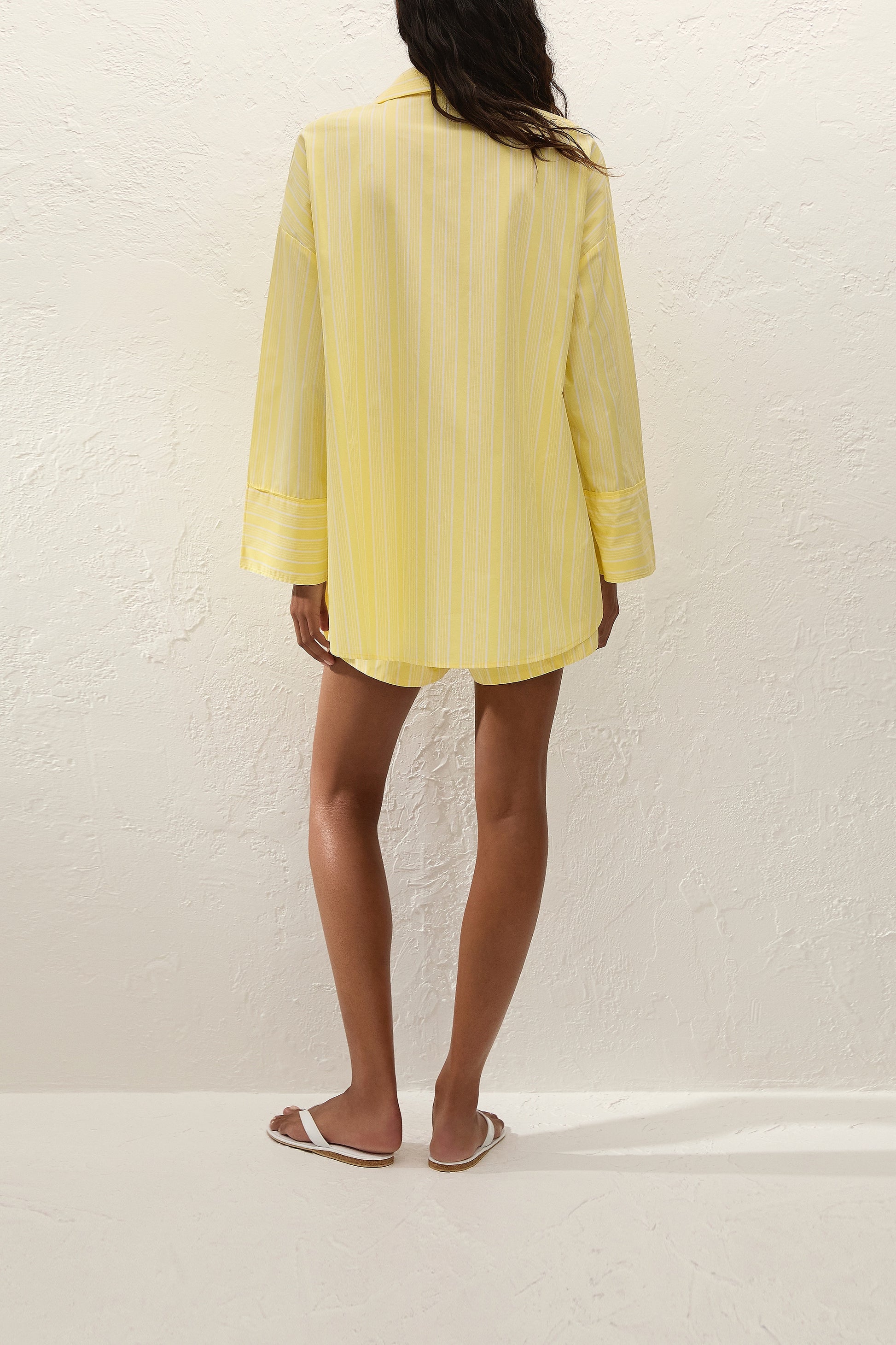 Clemente Shirt - Elisa Daffodil Stripe