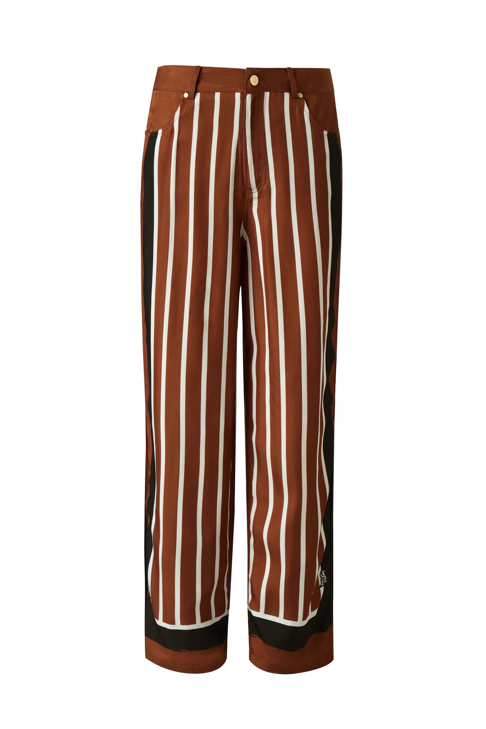 Brixlynn Pants - Cherrywood Stripe