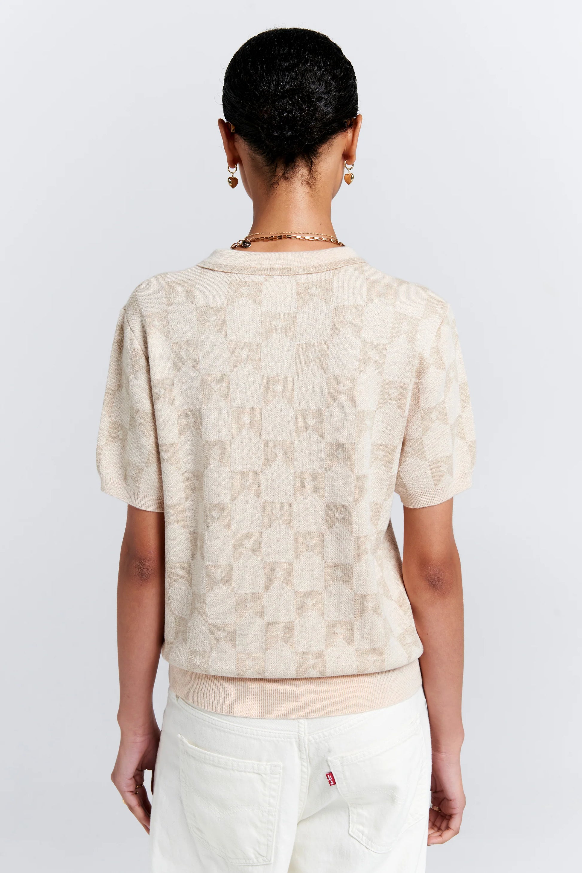 Monogram Knit Polo