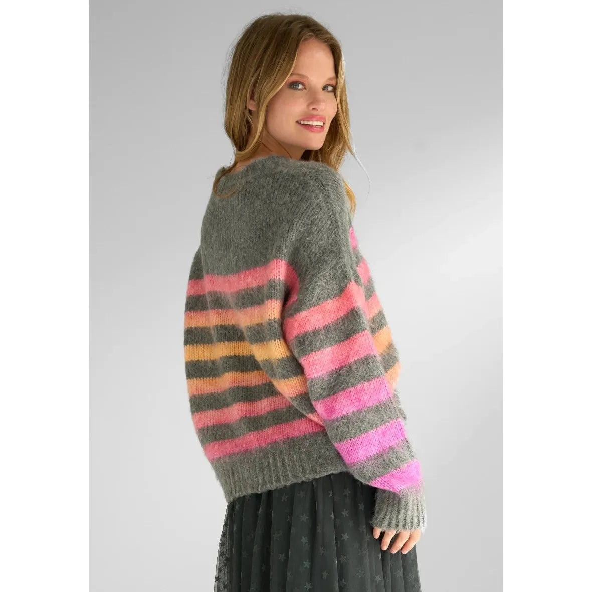 Round neck Stripe Pullover