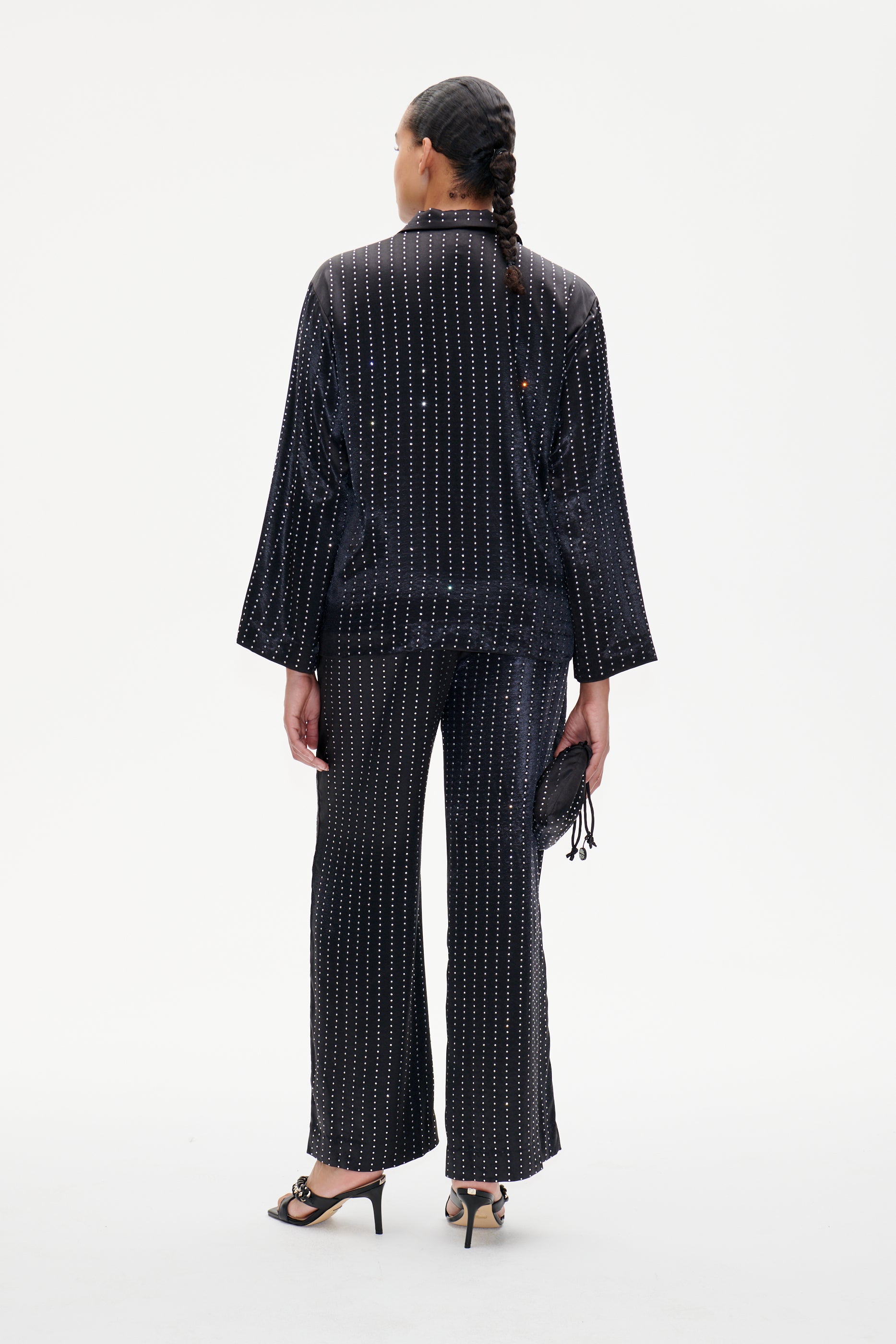 Mariko Shirt - Black Crystal