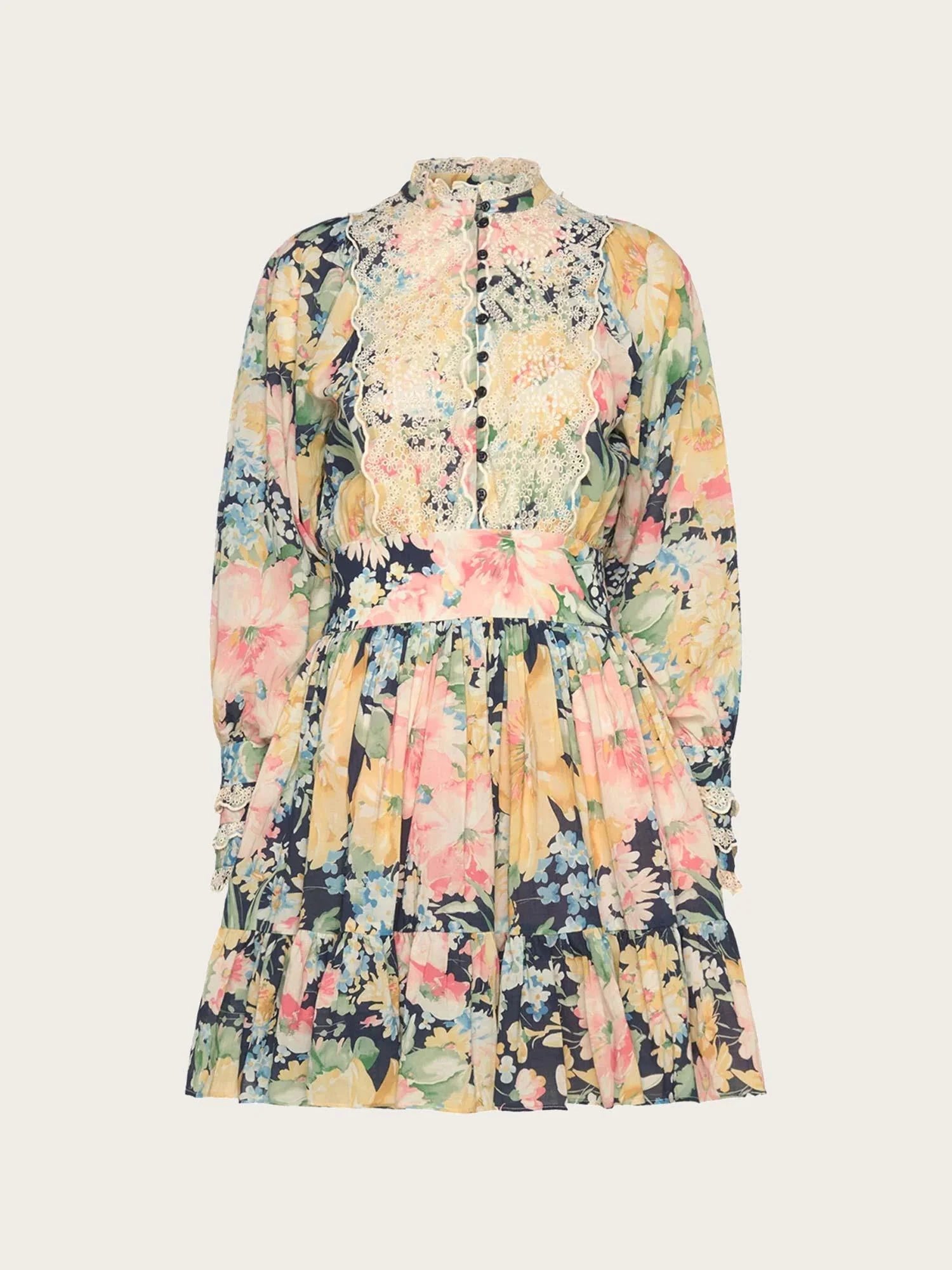 Cotton Slub Mini Dress