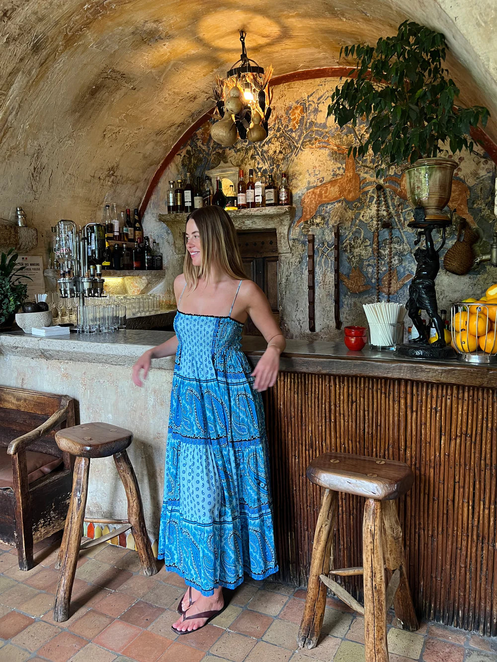 Sundry tiered maxi dress hotsell