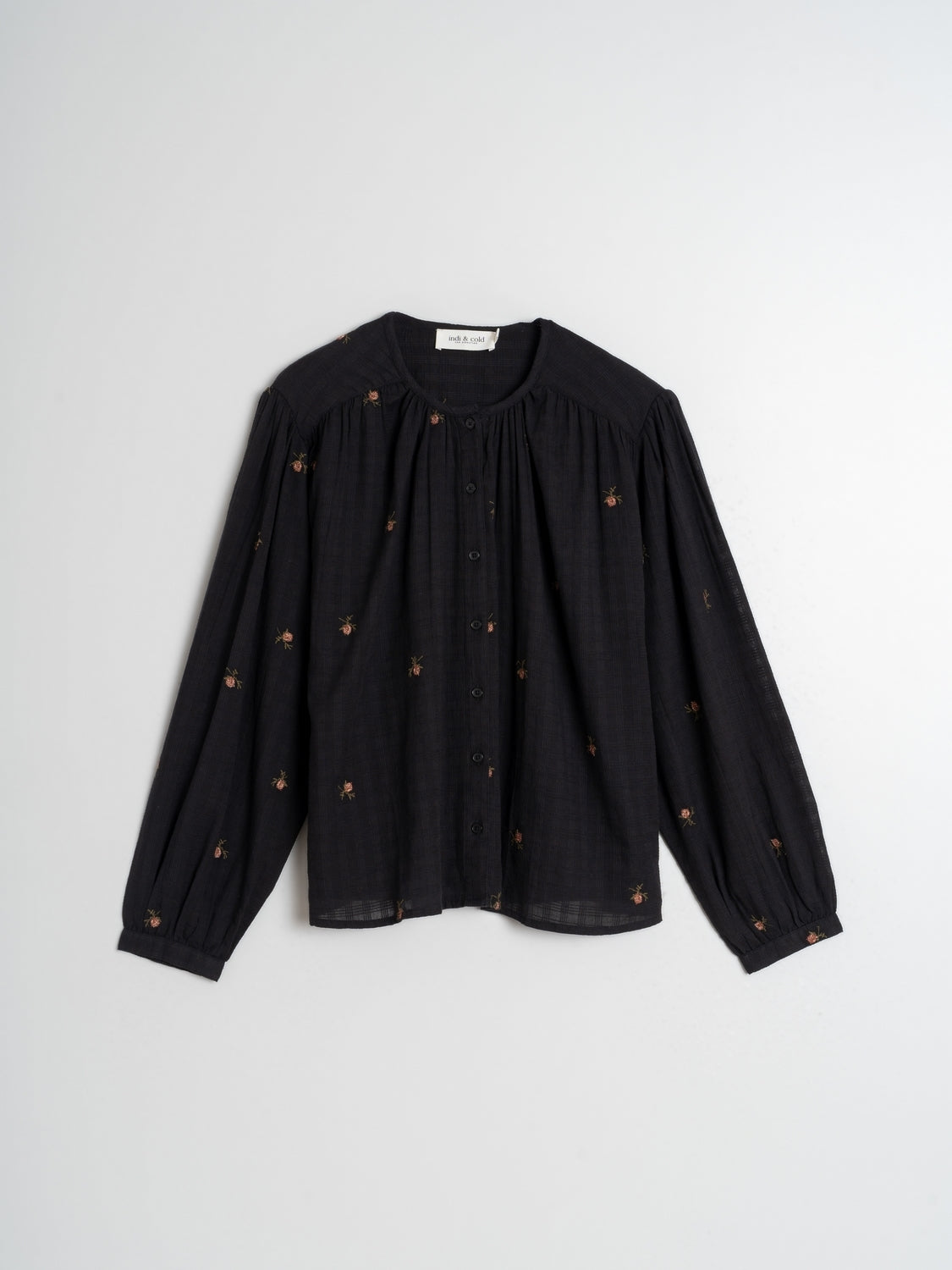 Embroidered Rose Blouse