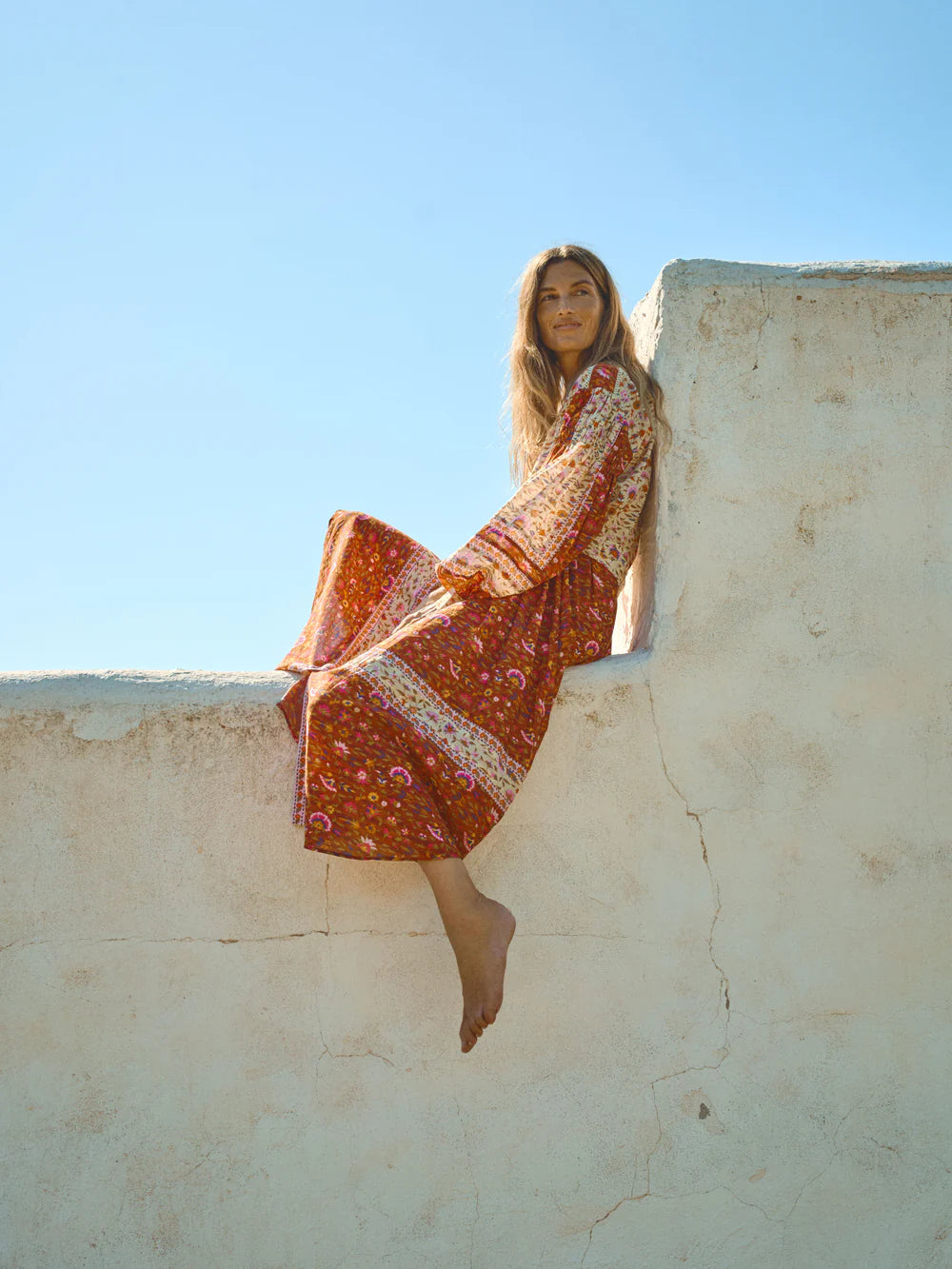 Soraya Midi Smock Dress