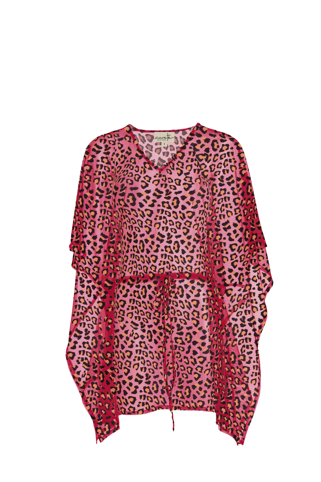 Sheer Pleasure Dress - Pink Leopard