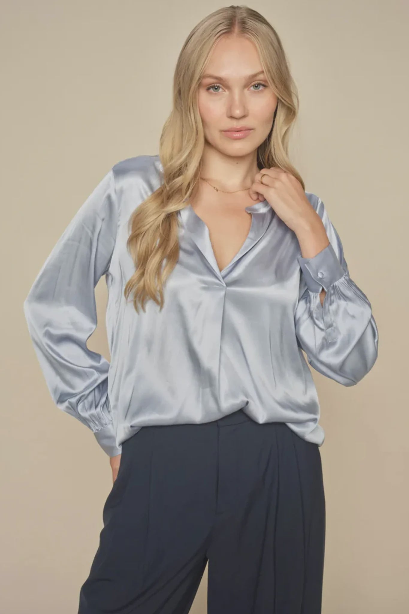 Enfa Satin Blouse