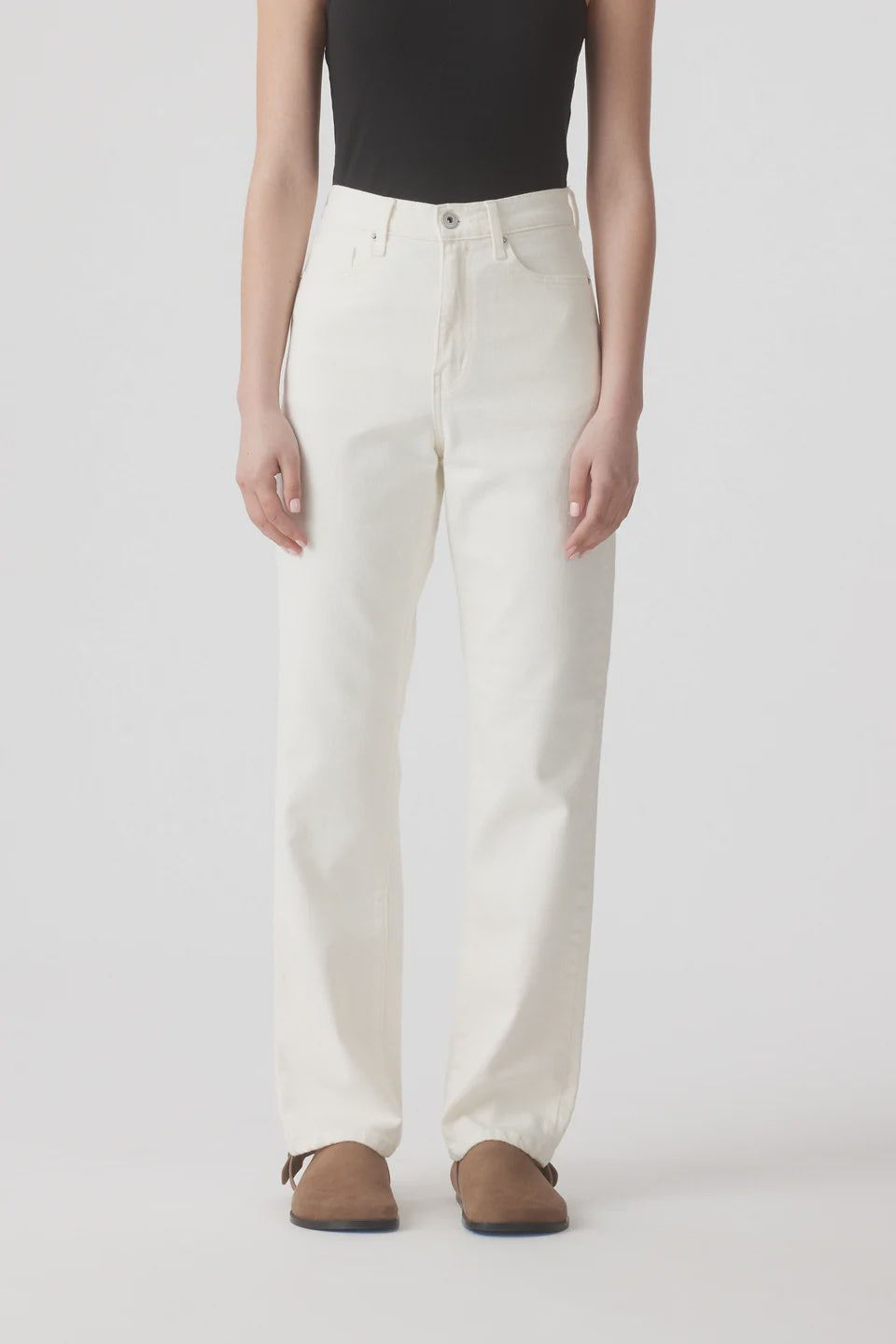 Zoe High Straight - Soft White