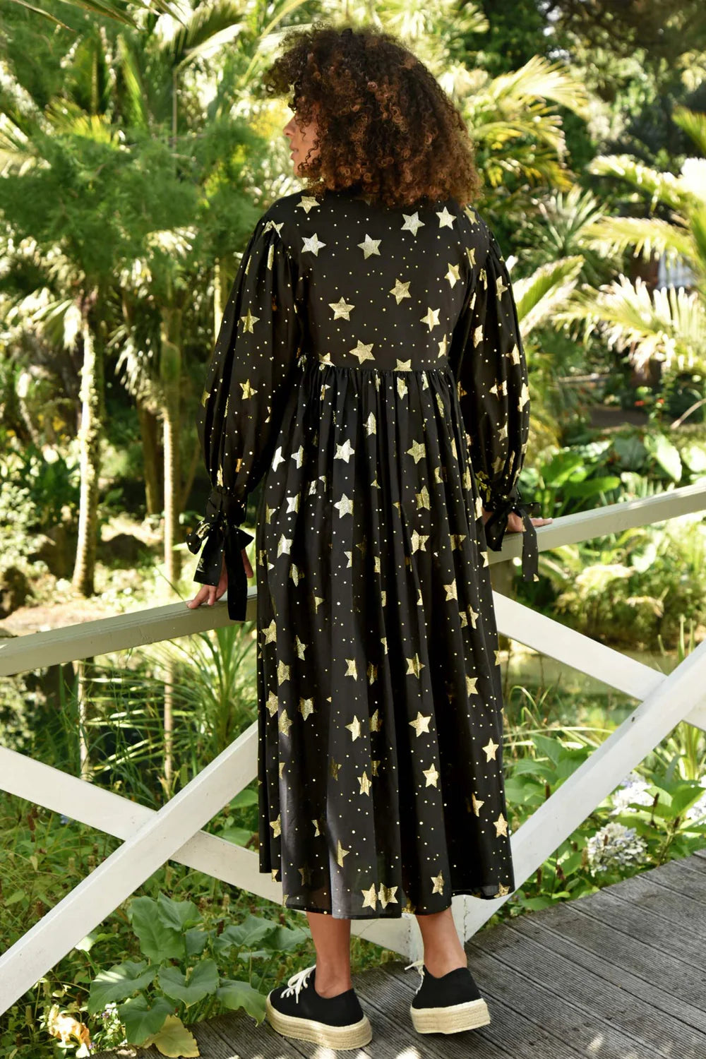Zip on Out Dress - Starry Night Black