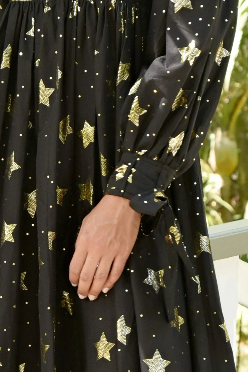 Zip on Out Dress - Starry Night Black