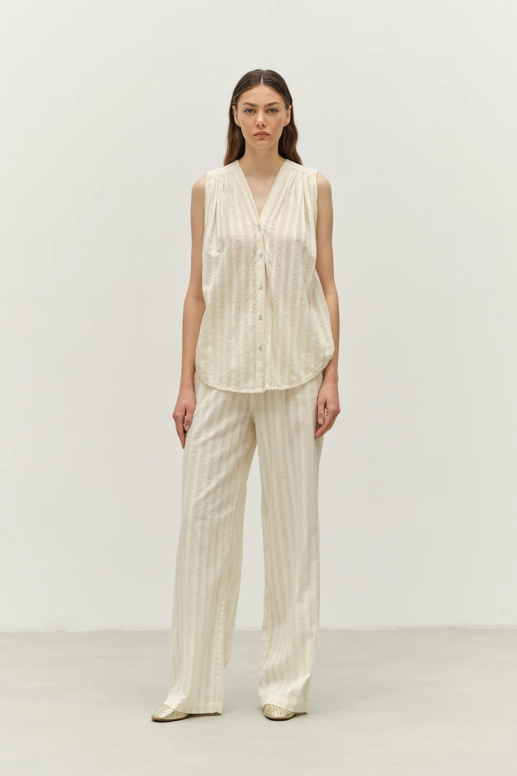 Iris Blouse - Ecru