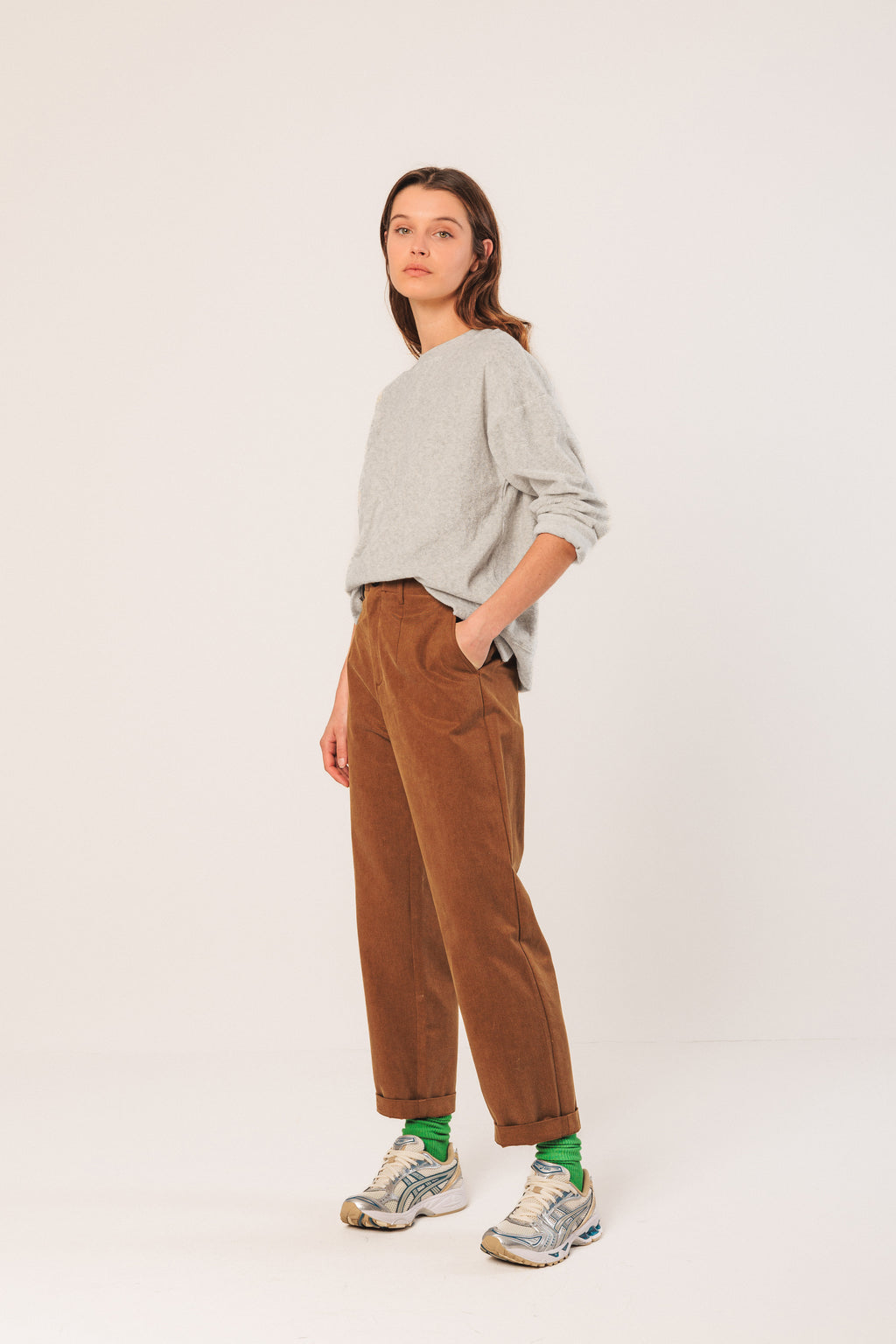 Lara Heather Grey Sweatshirt