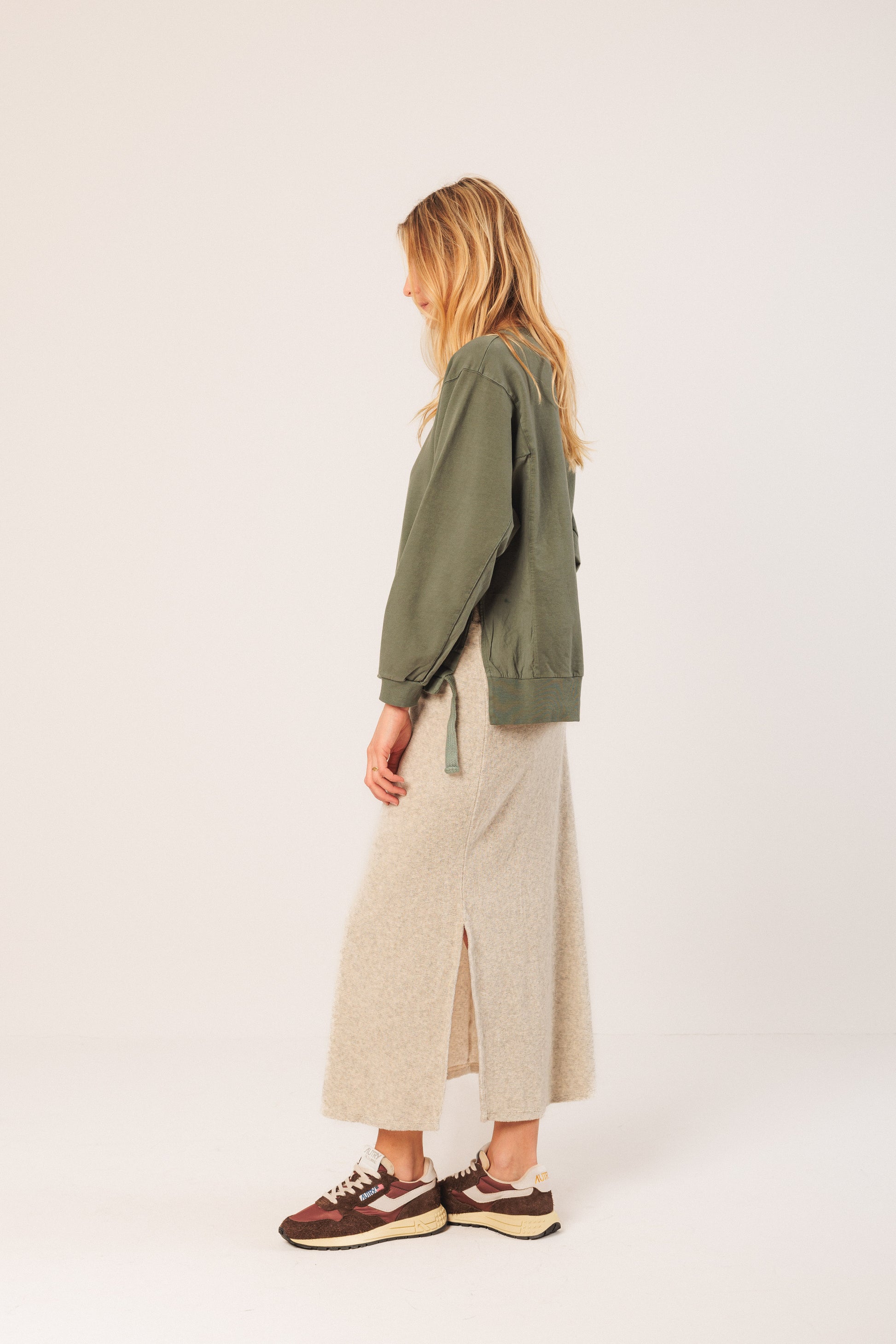 Lara Heather Grey Skirt