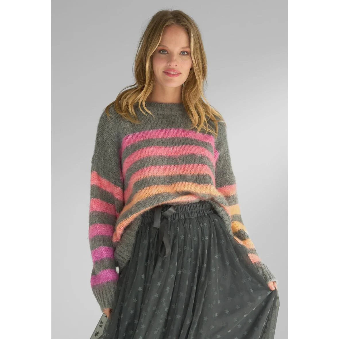 Round neck Stripe Pullover