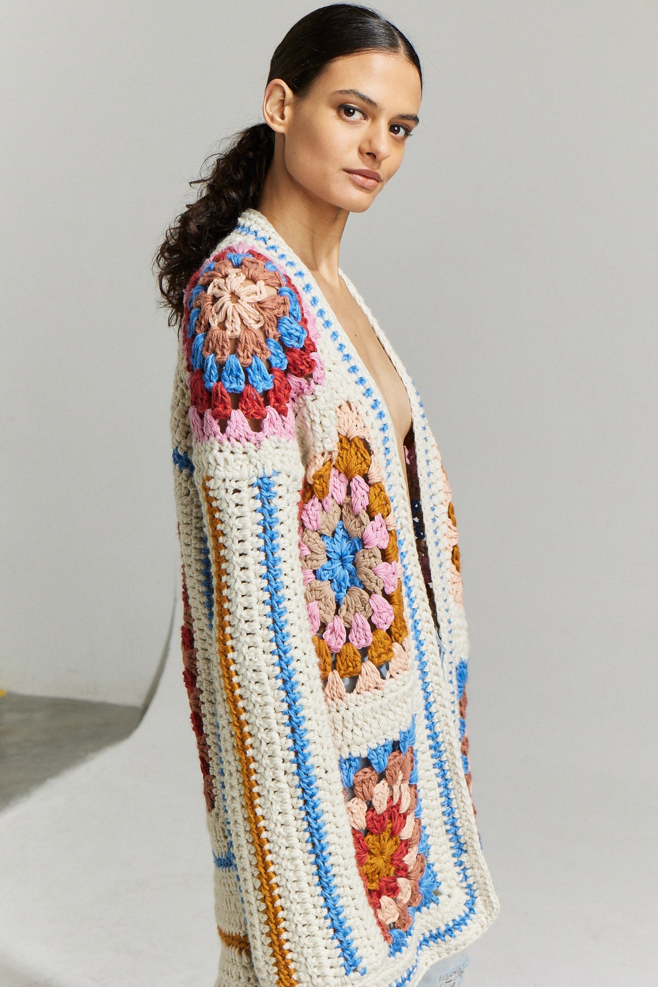 Farrah Crochet Cardigan