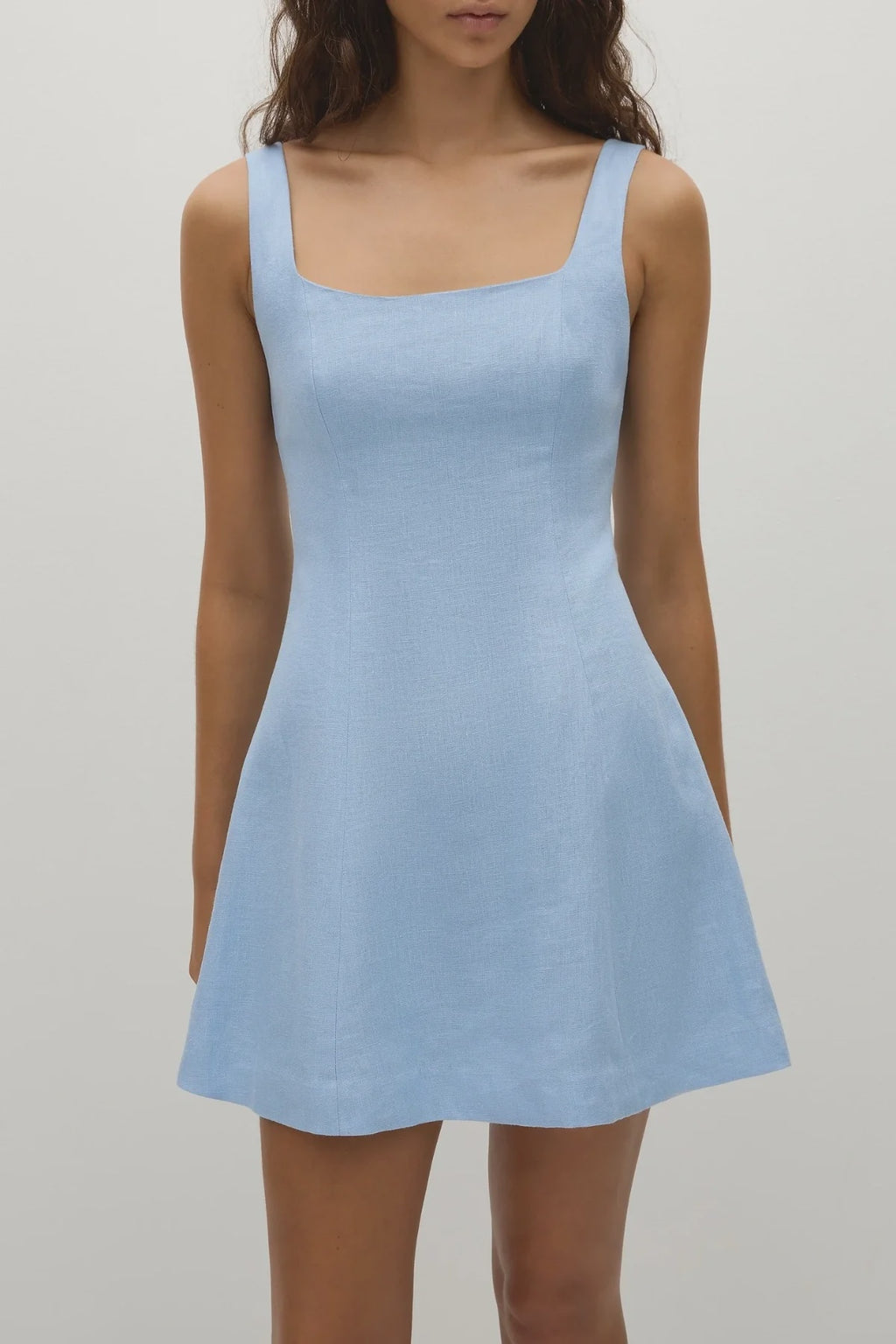 Felice Mini Dress - Mineral Blue