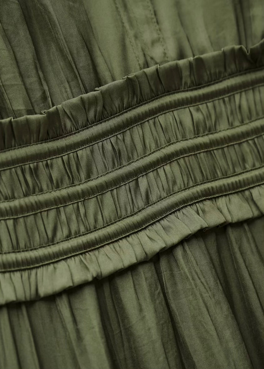 Cleli  Khaki Dress
