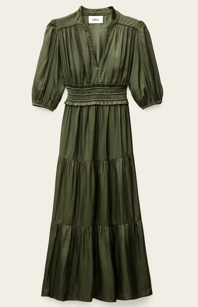 Cleli  Khaki Dress