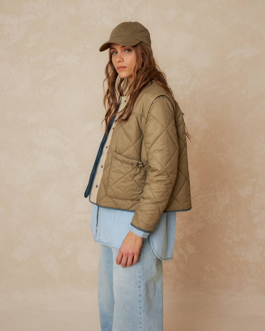 Padded Khaki Jacket
