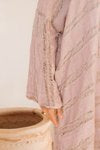 Positano U Maxi with Sleeve - Rosa Stripe
