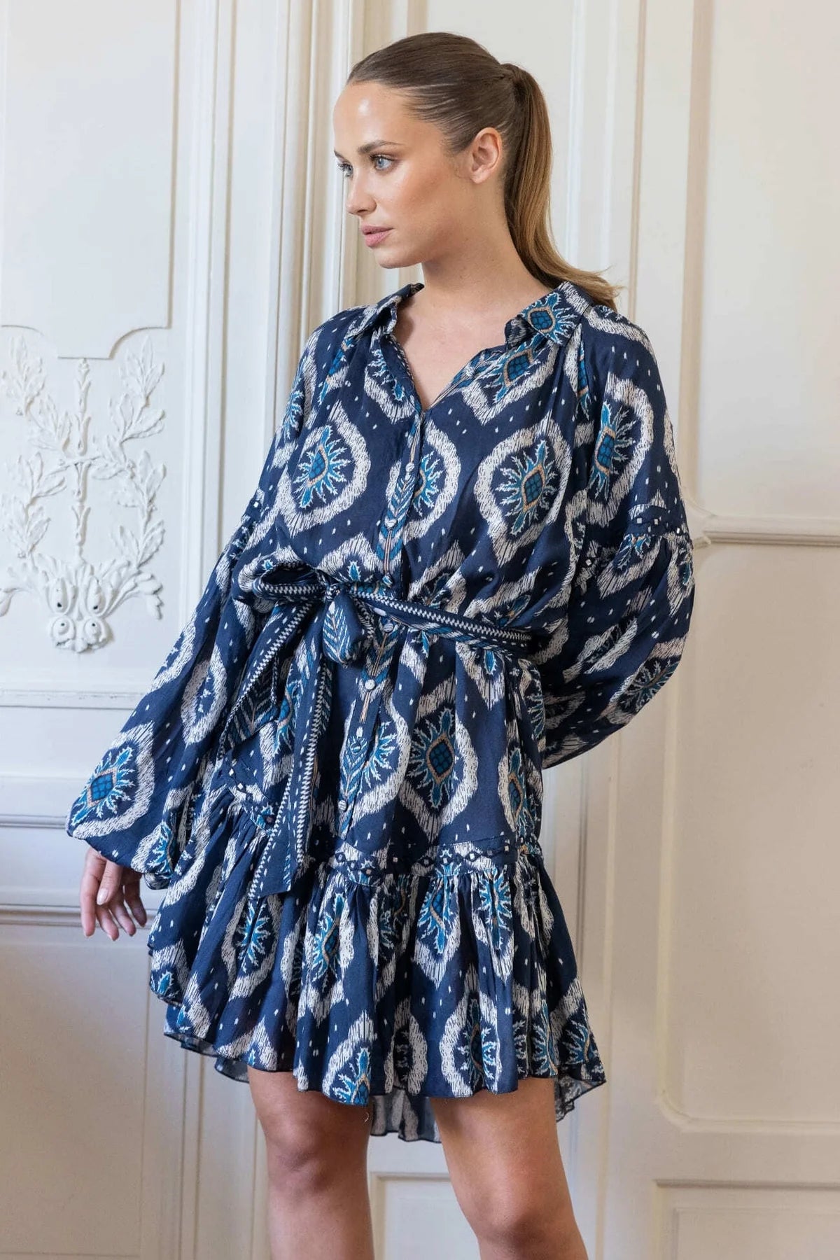 Thais Navy Dress