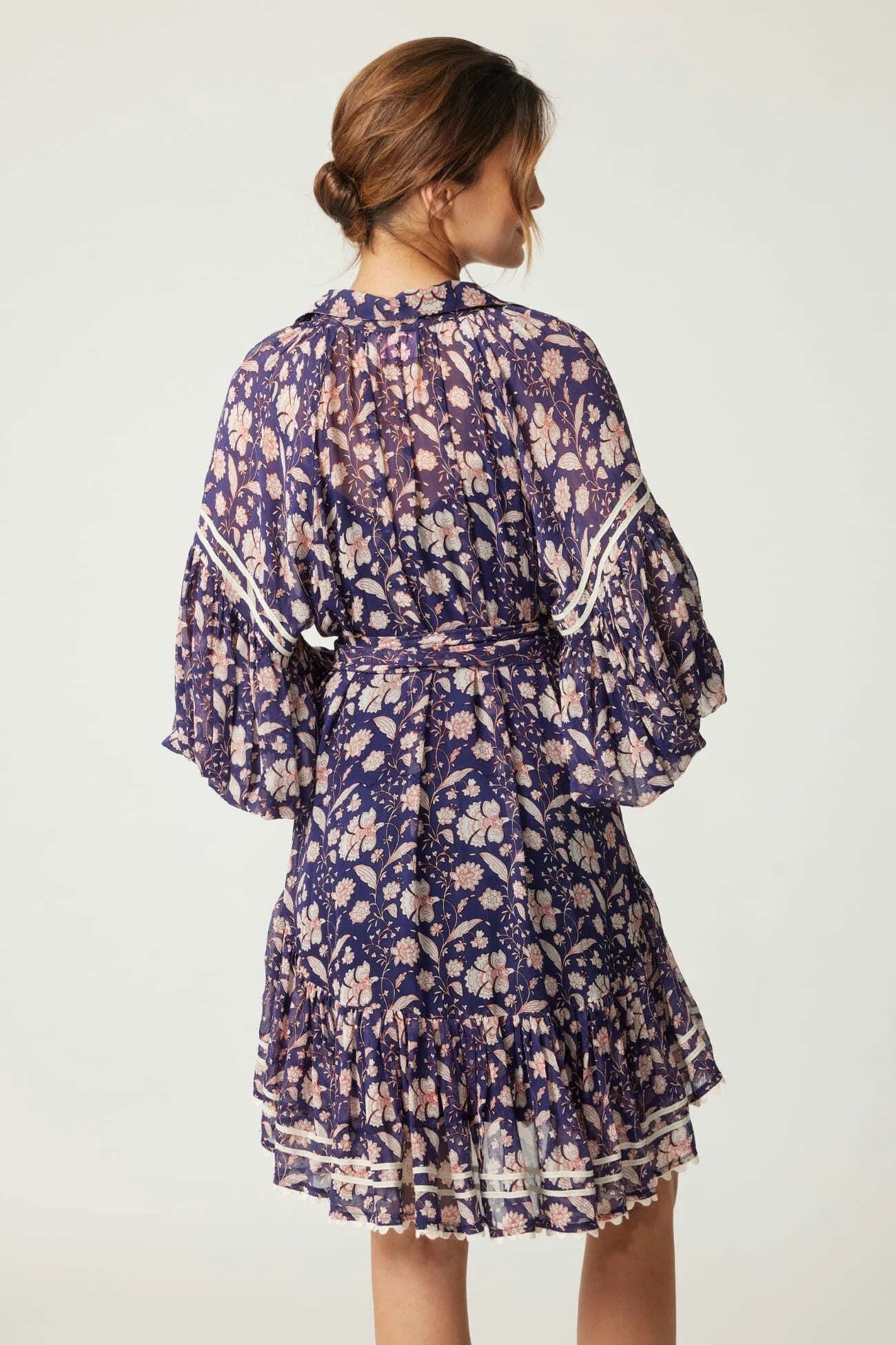 Leonie Navy Dress