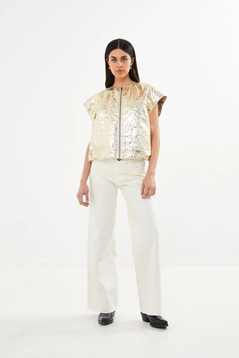 Romy Top in Gold