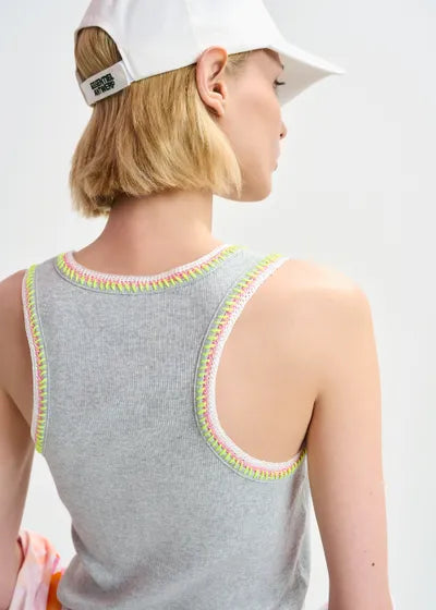 Harcel Embroidered Singlet