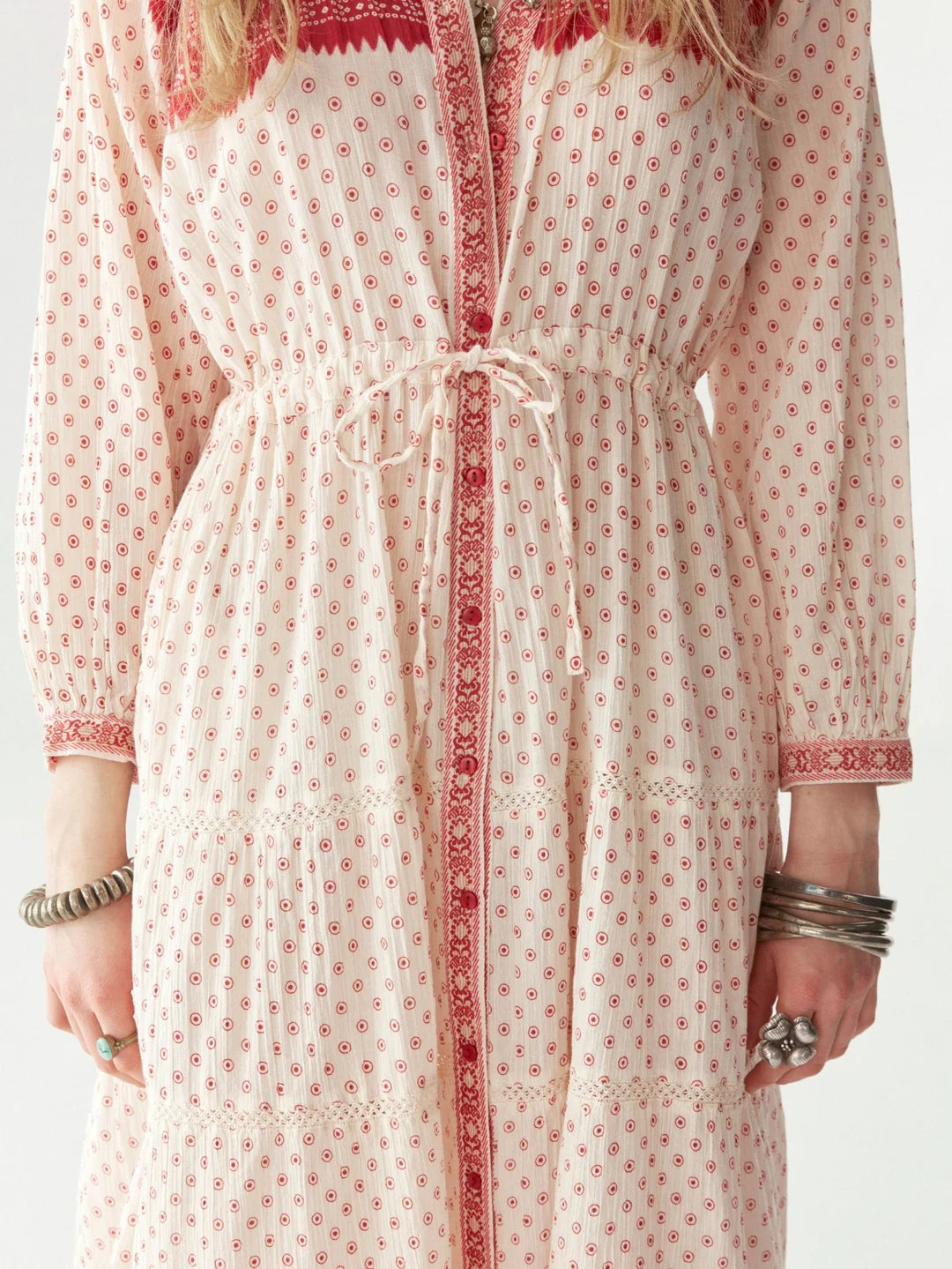 Triana Dress In Passion Red