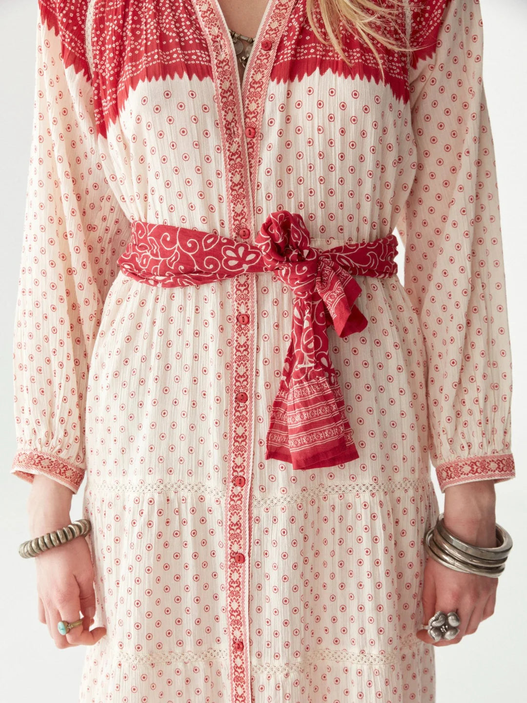 Triana Dress In Passion Red