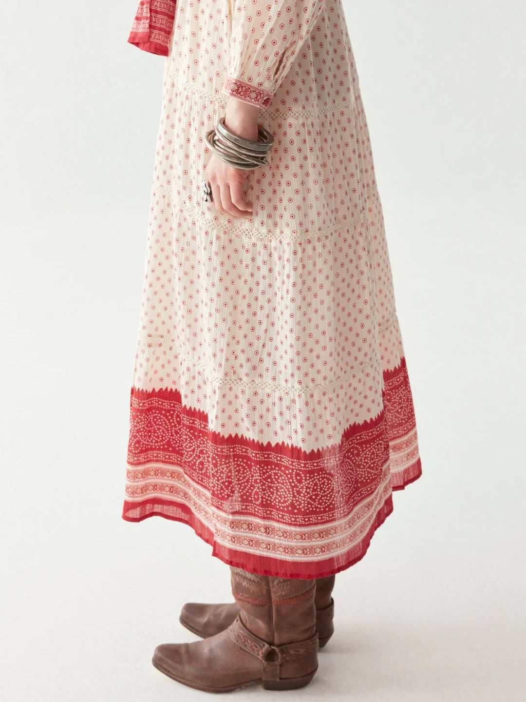 Triana Dress In Passion Red