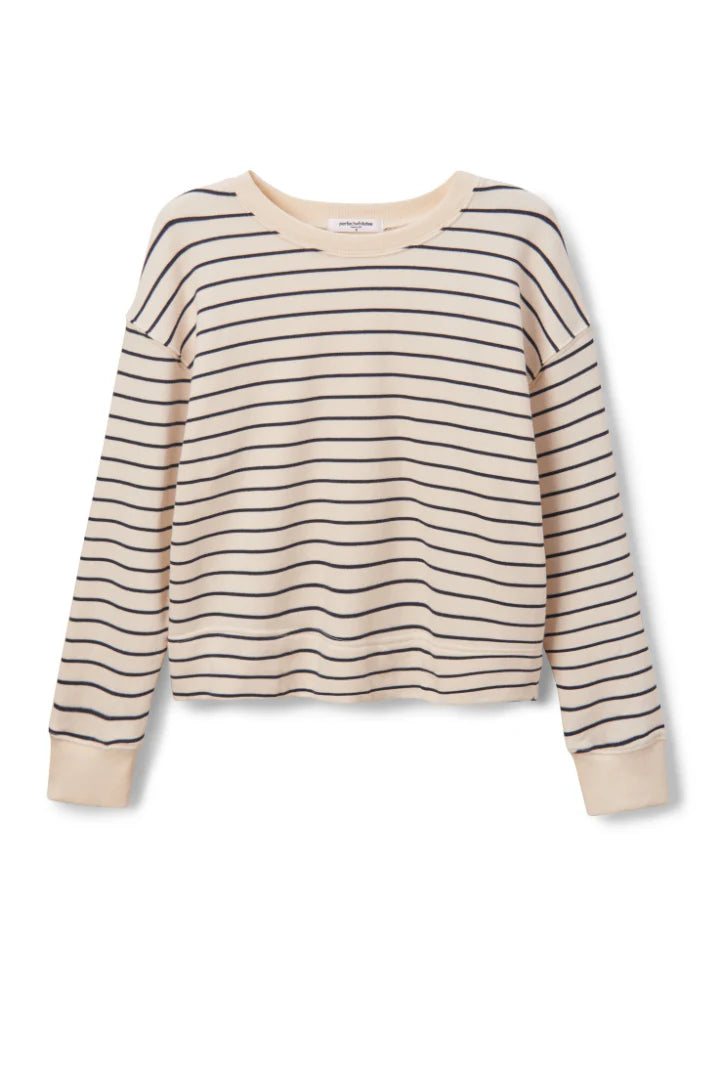 Tyler Natural/Night Stripe Sweatshirt