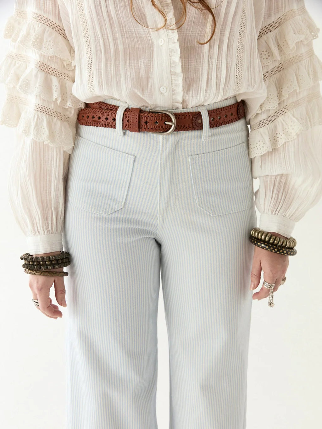 Edina  Pant - Blue Cargo