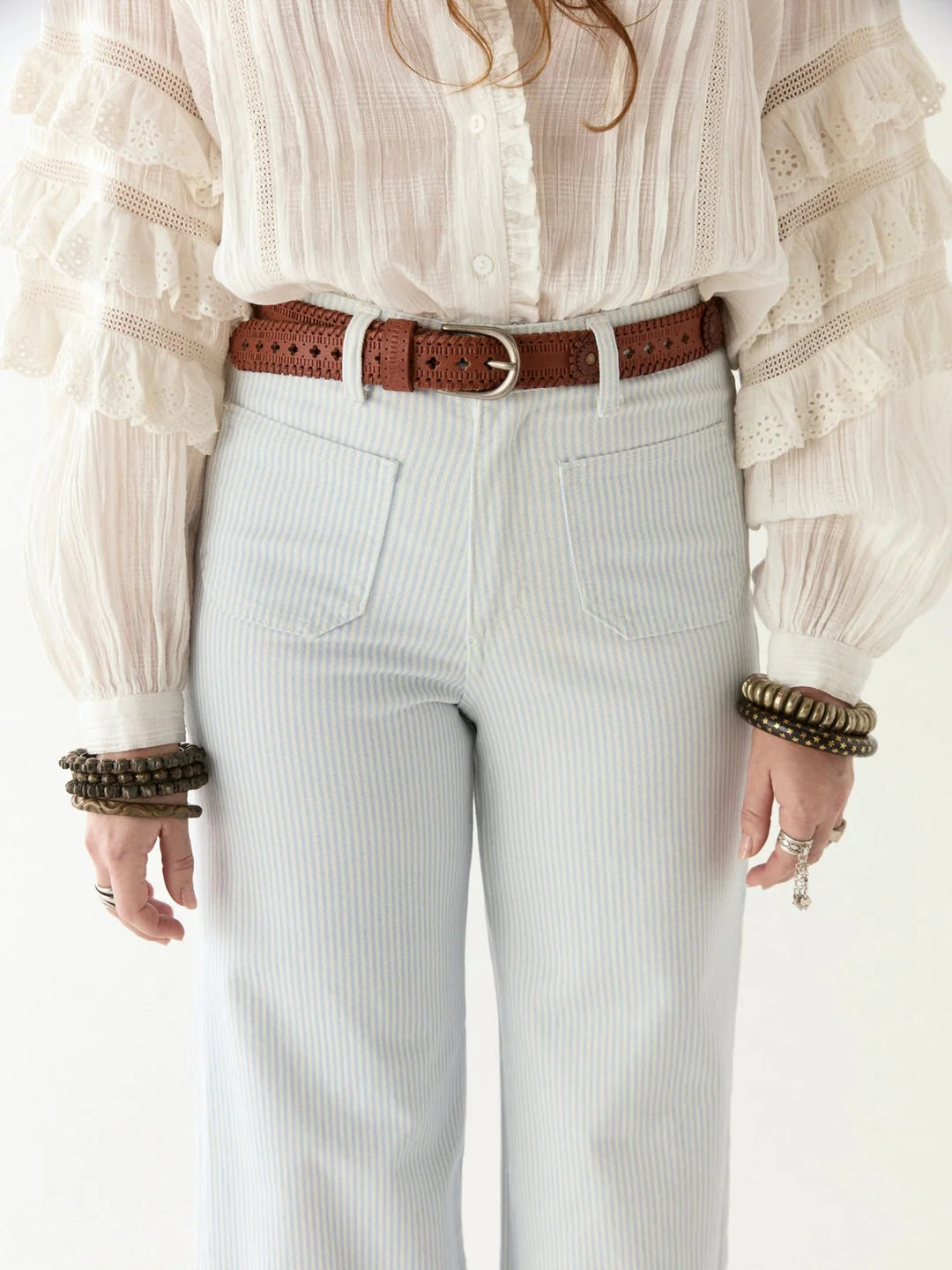 Edina  Pant - Blue Cargo