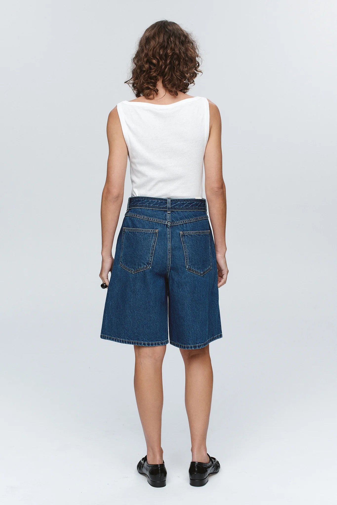 Belted Jean Short