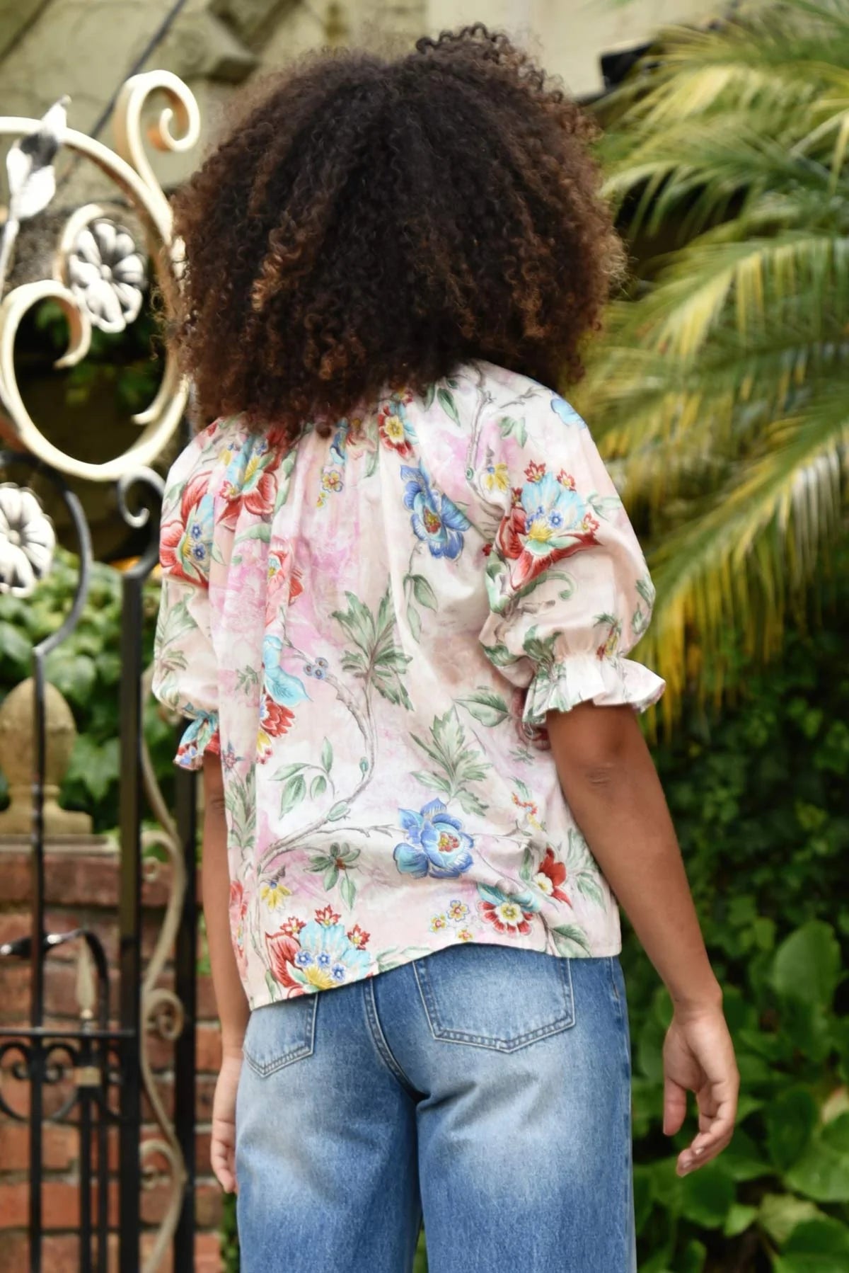 Be You Tiful Blouse - Garden Party