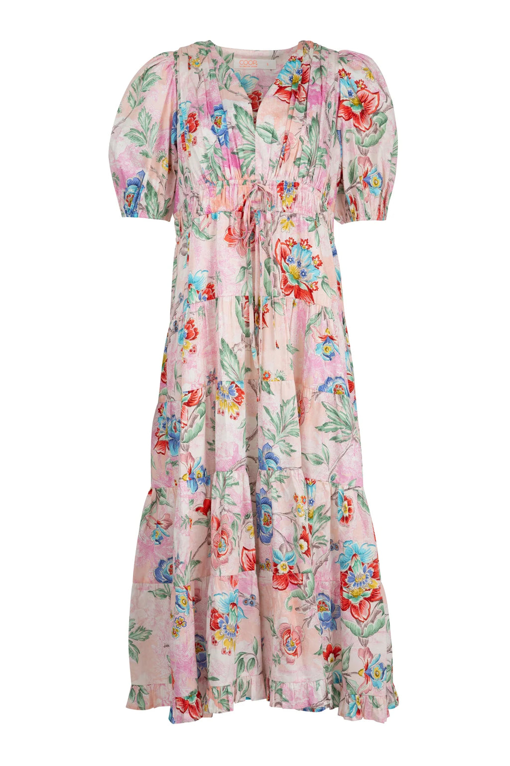Ruche Around Dress - Garden Party