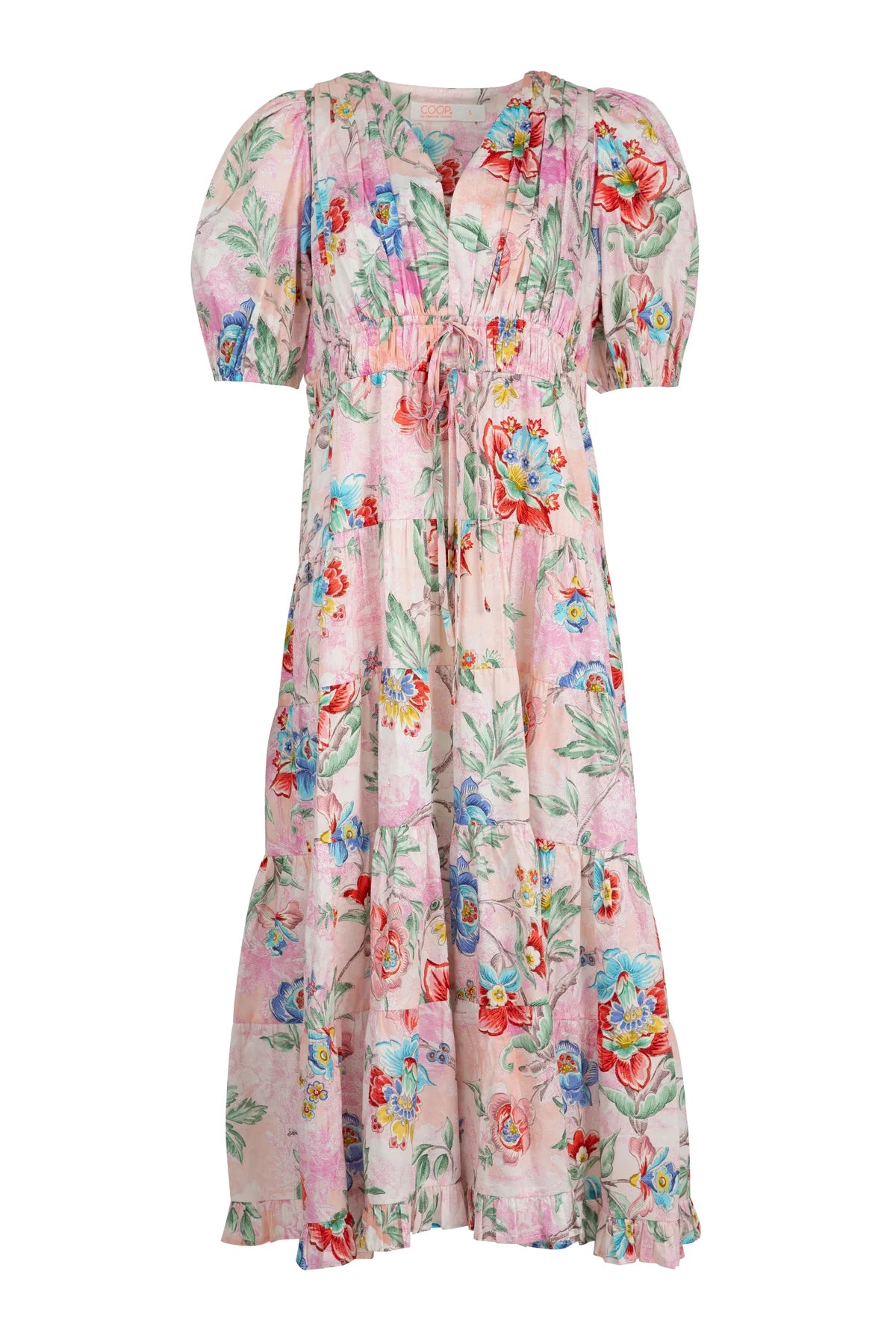 Ruche Around Dress - Garden Party