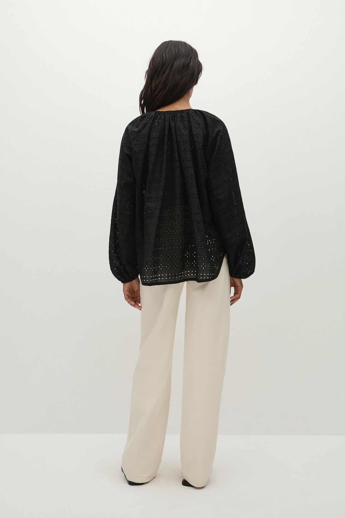 Thora Broderie Blouse