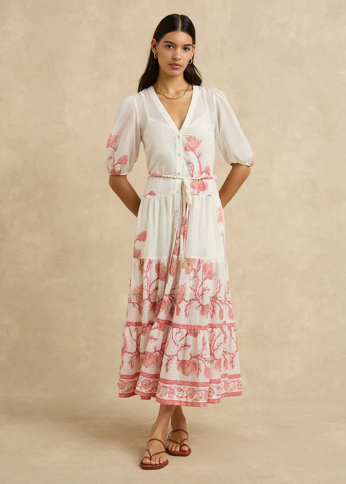 Anyeta Dress - Hibiscus Bloom Pink