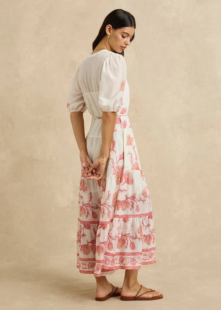 Anyeta Dress - Hibiscus Bloom Pink