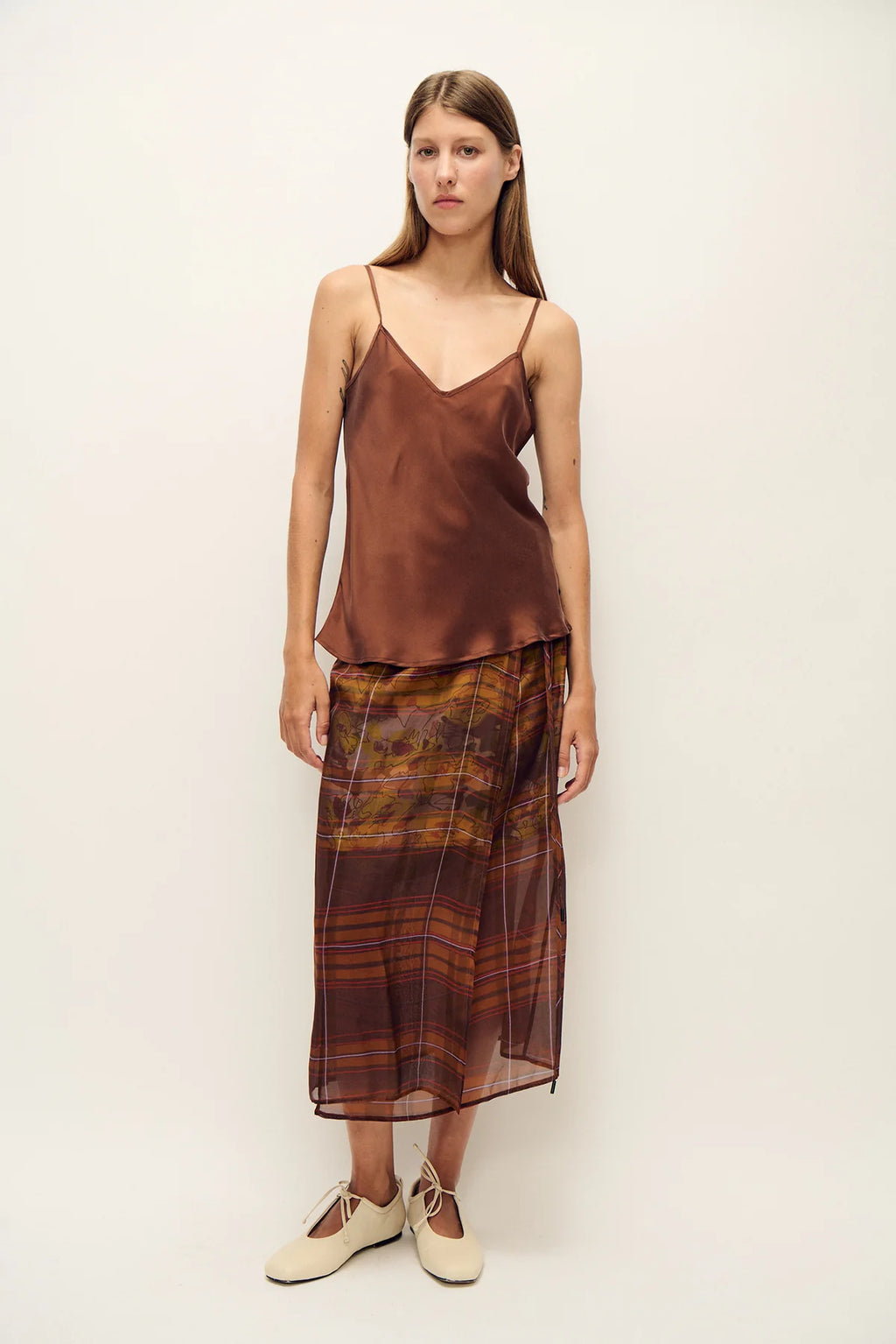 Bias Cut Cami - Root