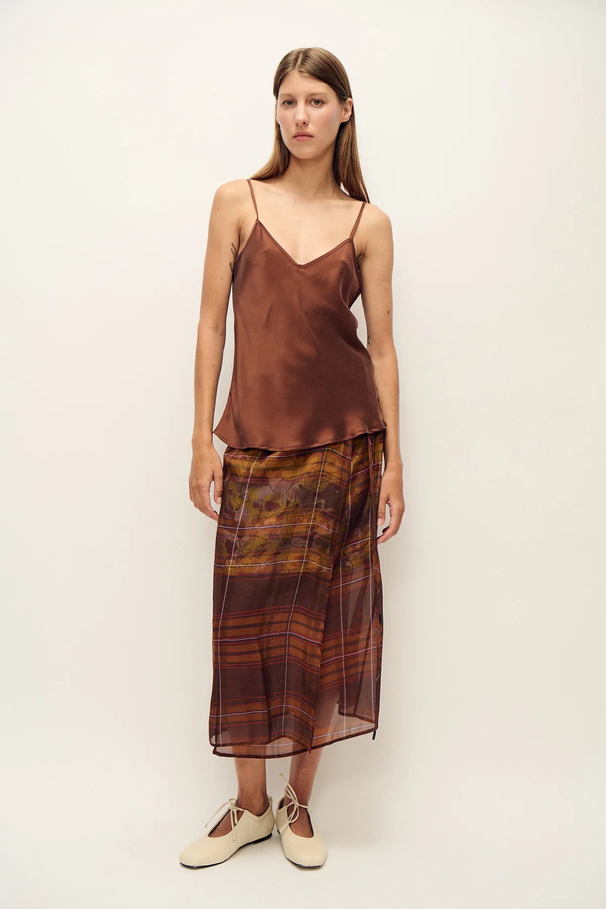 Bias Cut Cami - Root