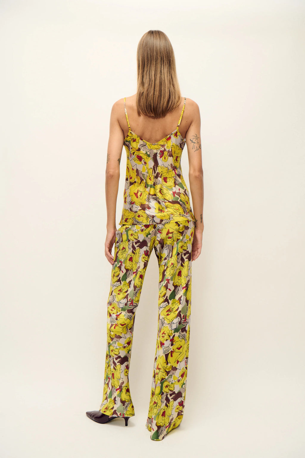 Bias Cut Cami - Sunflower Floral