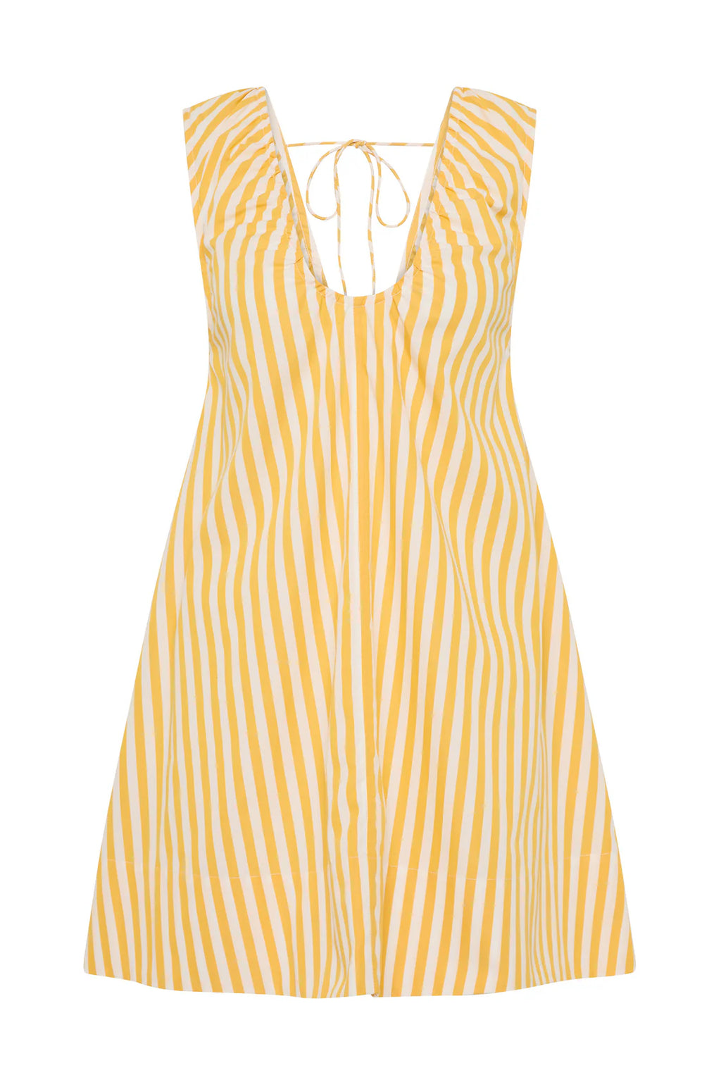 Pedrera Mini Dress -Mustard Stripe