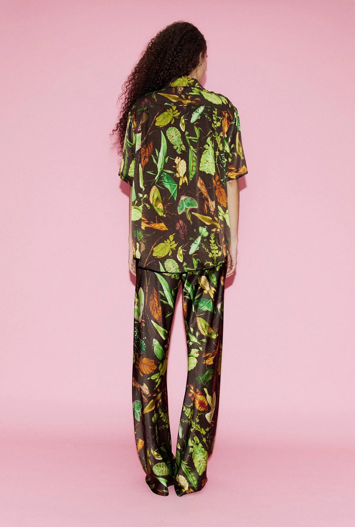 Bias Cut Pants - Bug Camo